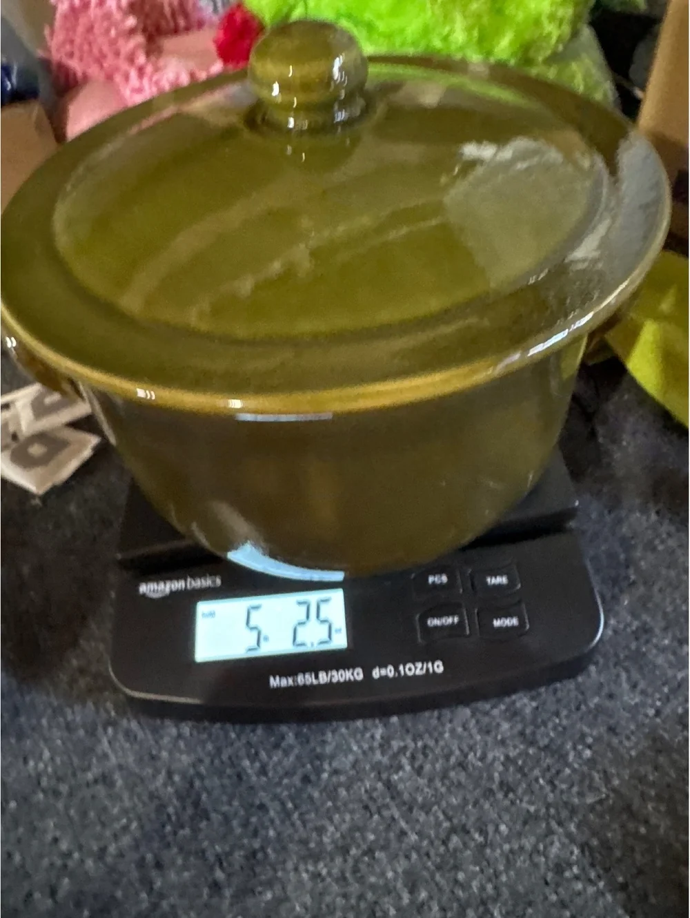 Bizzirri Italy Green Ceramic Covered Casserole Dish Lid Oven Safe Vintage Style